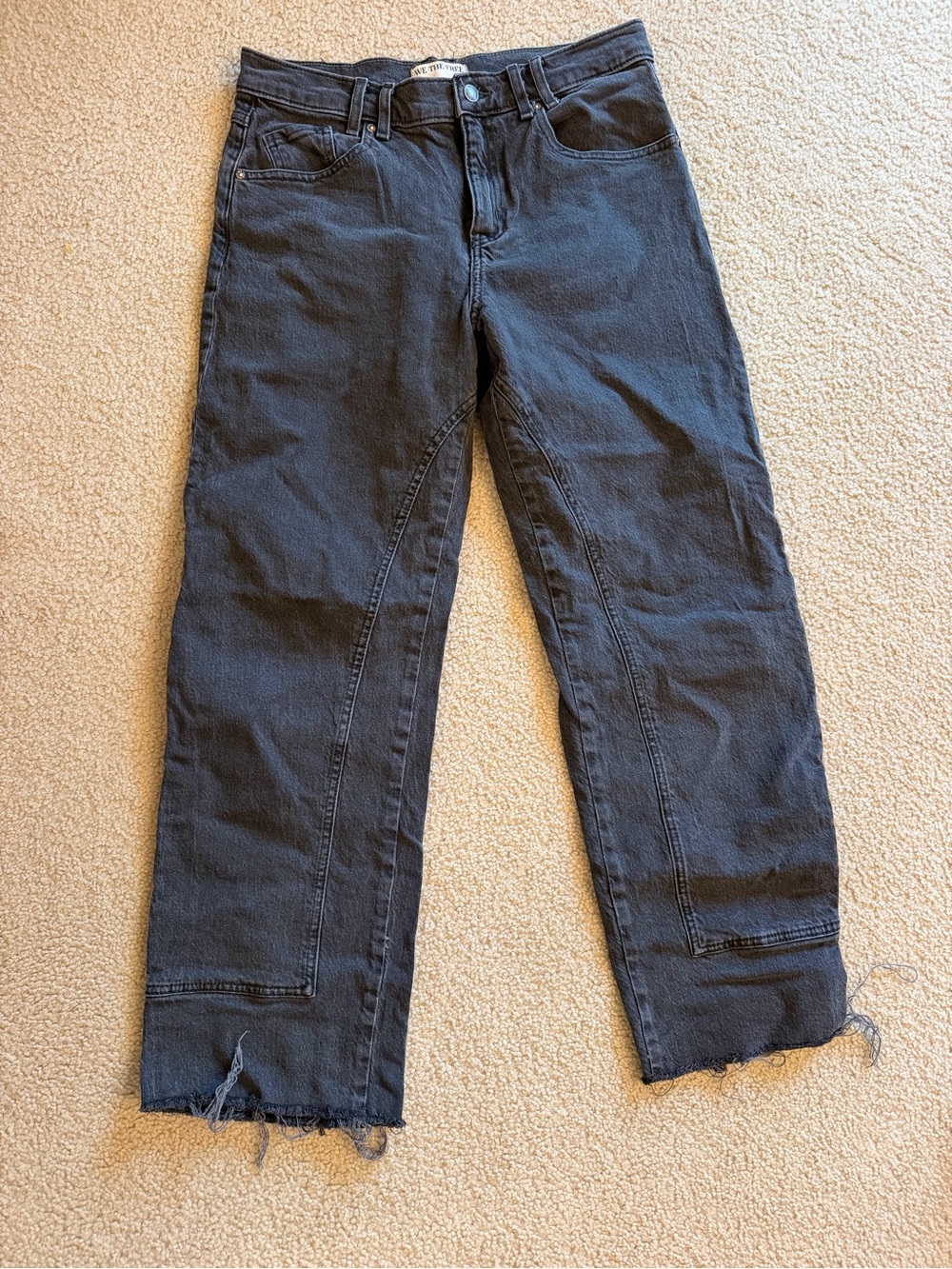 We The Free Black Straight-Leg Women's Jeans